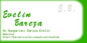 evelin barcza business card
